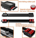 Appliance Rollers Heavy Duty,Max 32in,Second Generation Extendable Appliance Rollers Mobile Washing Machine Base Easily Move Washing Machines, Dryers, Refrigerators, Furniture Black anti fall - Image 6