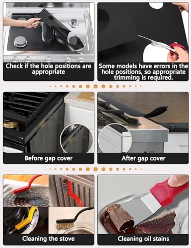 Gas Stove Top Protector for 30" Samsung 5 Burner Liner Range Cover - Image 4