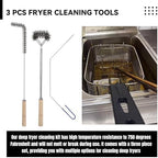 3 Pcs Fryer Cleaning Tools - L Shaped Stainless Steel Bristles Deep Cleaning Brush and Rod for Restaurant Air Fryer - Image 7