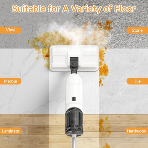 Steam Mop Cleaner 260°F Steam in 15s, 16.9oz Tank Hardwood and Tile - Image 4