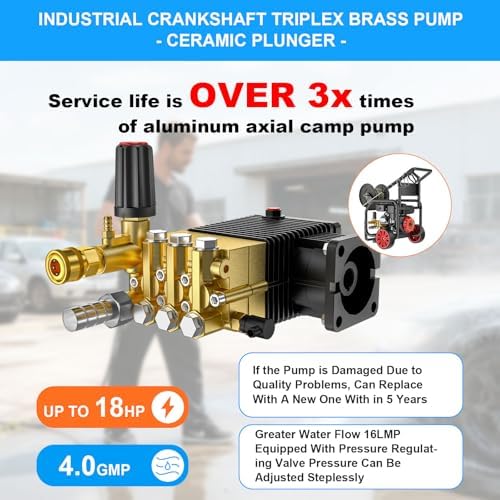 4800 PSI Gas Pressure Washer 500cc 18HP Engine 4GPM - Image 6