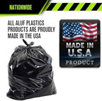 Heavy Duty 33 Gallon Trash Bags (Huge 400 Ct. /w Flap Ties) - 2 MIL equiv. Thick Gauge Large Black Plastic Garbage Liners for Kitchen, Home. Outdoor, Lawn, Yard, Contractors, Brute/Rubbermaid cans - Image 6