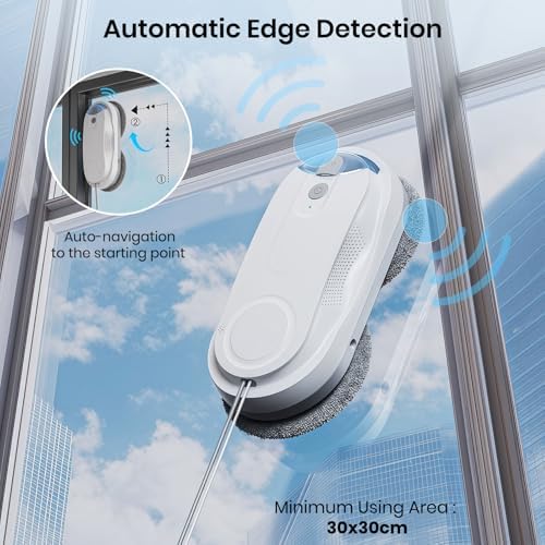 KKI Window Cleaning Robot,for High-Rise Windows Outside/Inside,85ml Tank,X3 - Image 5
