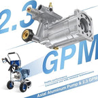 3500PSI Gas Pressure Washer, 2.3GPM Gas Powered High Pressure Washer with 212CC Engine, 4 Adjustable Nozzles, 25 ft High Pressure Hose for Cleaning Walls, Terraces, Vehicles, Garden (Blue) - Image 4