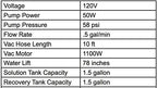 SANITAIRE GIDDS2-2464772 Carpet Extractor 9 Amp Commercial Motor 1.5 Gallon Tank - Image 5