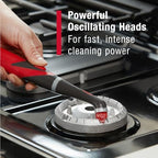 Rubbermaid Reveal Power Scrubber 5-Piece Kit, Cordless Electric Battery Powered Spin Scrub Brush, Water Resistant, for Home/Kitchen/Bathroom/Grout/Tile/Shower/Tub - Image 4