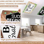 6 Pcs Fluorescent Light Covers with 60 Magnets Decorative for Classroom Ceiling Lights 4 x 2 Feet Magnetic Light Cover Filter Easy Install for Office Hospital Home Ceiling Supplies (Farmhouse) - Image 3