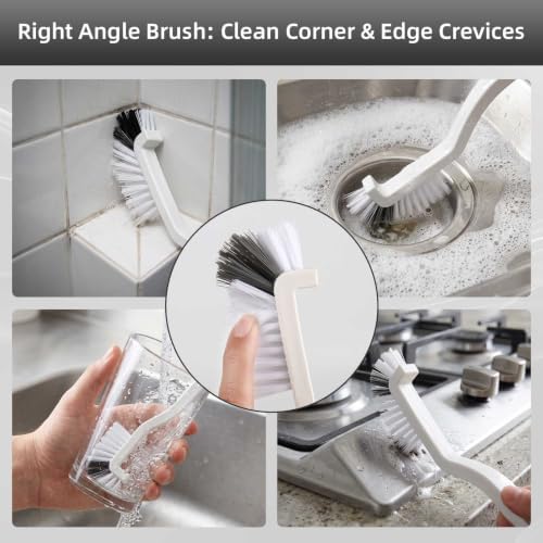 12Pcs Crevice Cleaning Brush, Multifunctional Grout Brush - Image 4