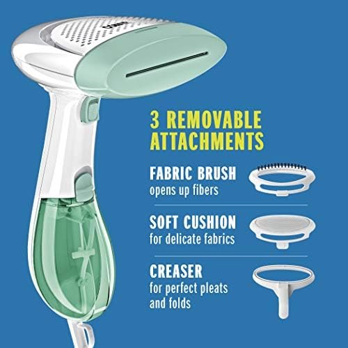 Conair Handheld Garment Steamer for Clothes, ExtremeSteam 1200W, Portable Handheld Design,White/Light Green - Image 5