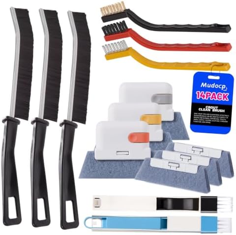 Window Track Cleaner, 14 PCS Crevice Cleaning Brush Kit by Mudocp
