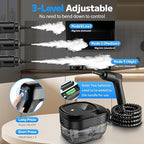 Portable Steam Cleaner for Home and Car, 15s Heat-Up, 15Pcs Accessories - Image 4