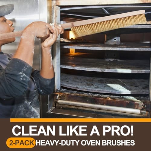 Maxdot 1 Pcs 51 Inch Giant Oven Brush Pizza Stone Brush with Long Handle for BBQ Grill Cleaning, Outdoor Oven Accessories - Image 6