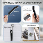 Crevice Cleaning Brush, Multifunctional Gap Hard Bristled Grout Brush Tool - Image 2