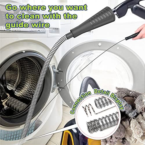 Sealegend 2PCS Dryer Vent Cleaner Kit Dryer Lint Vacuum Attachment - Image 7