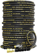 Pressure Washer Hose 100ft with 3/8'' Swivel Quick Connector, 4500PSI by POHIR