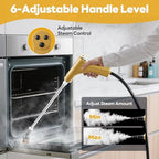 Handheld Steam Cleaner, 10s Fast Handheld Heating Steamer for Cleaning 15-in-1 High Pressure Steam Cleaner for Home & Kitchen, Grease, Grout, Tile,Floor,Couch and Car - Image 4