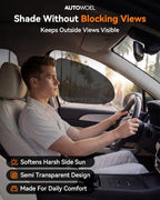 Car Side Window Sun Shades, Static Cling for Commuters and Rentals, 2 Pack - Image 2
