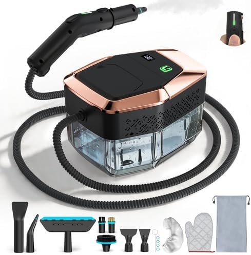 Homeasy Steam Cleaner for Home, 1500W Portable Steamer with 1.8L Tank by HOMEASY