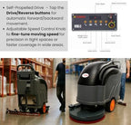 SUNMAX 22" Self-Propelled Floor Scrubber, Lithium Battery, 31" Squeegee - Image 3