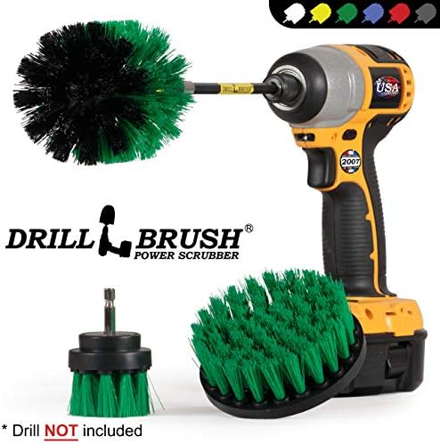 Drill Brush Household Cleaners - Oven Scrub Brush - Stove Top Cleaner Kit - Image 4