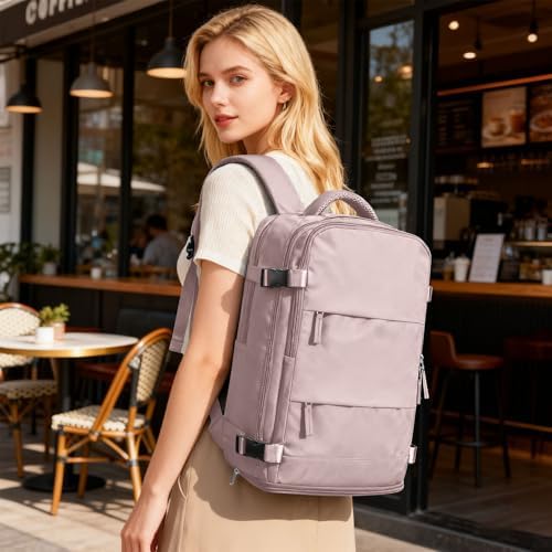 coofay Large Travel Backpack For Women Men Airline Approved Carry On Backpack Flight Approved Waterproof Sports Backpack Casual Daypack Hiking Backpack - Image 2
