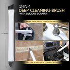 Grout Cleaning Brushes Set (3 Pcs) Deep Cleaner Multi-Purpose Stiff Bristle Brush, Cleaning Toothbrush for Cleaning Corners, Spaces, Tile, Shower, Window & Door Track, Floor, Juicers and Tight Spaces - Image 6