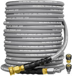 3/8" 4800PSI Pressure Washer Hose 75FT Swivel Quick Connect by TechSweeppro