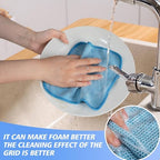 KinHwa Dish Cloths for Washing Dishes with Scrub Side, Microfiber Dish Rags - Image 2