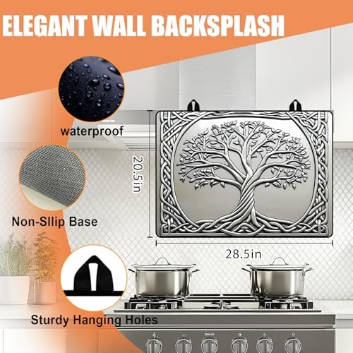 28"x20" Anti-Slip Electric Stove Top Cover - Image 4