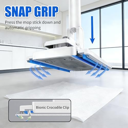 SOPAMI Disposable Snap Grip MiniMop Sweep for Wall Cleaner Pet Hair Removal - Image 2