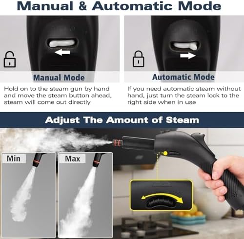 Waitbird 4.5 Bar Steam Cleaner for Home Cleaning, 275°F Handheld Steamer - Image 4