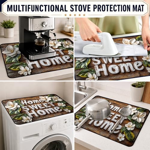 Stove Top Cover,28.5"L x 20.5"W,Heat Resistant Cooktop Protector Mat - Image 6