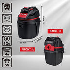Shop-Vac 5760288 2.5 Gallon Wet/Dry Vacuum, 2.5 Peak HP, 1.25 Inch Diameter x 4 Ft Hose, Portable Compact Design - Image 3