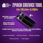 2-Pack Crevice Tool for Vacuum Cleaner, 1.25” Wet/Dry Vacuum Attachment, 8” Length, Compatible with Shop Vac, Bissell, Nutone, Eureka, Beam & Central Vacuums - Image 3