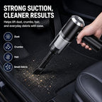 Handheld Vacuum Cordless, 28000Pa Powerful 4 in 1 Portable Vacuum Cleaner with HEPA Filter, Lightweight USB Rechargeable Mini Vacuum for Car, Pet Hair, Dust, Crumbs (Black) - Image 3