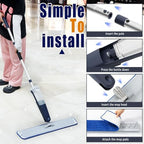 Spray Mops for Floor Cleaning, Commercial Dust Mops, Blue, 1-Pack - Image 6