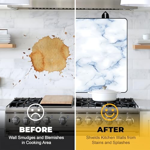 Stove Top Cover for Electric Stove,Glass Stove Top Cover, Heat Resistant Glass Cooktop Cover, Stovetop Protector, Kitchen Decor, Dish Drying Mats Cover for Ceramic Washer Top 28.5x20.5 inch - Image 5