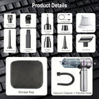 Handheld Car Vacuum Cleaner, 22000Pa Poratble Vacuum/Air Duster Super Power - Image 5