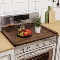Noodle Board Stove Cover Wood (Ready to Use), Stove Top Covers for Electric Stove, Gas Stove, Wooden Decorative Rustic Kitchen Serving Tray, for Range Stovetop, Cooktop, 30'' * 22'', Brown by Unknown