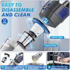 Gxzsk Handheld Vacuum Cordless, Hand Held Car Vacuum Cleaner, Hand Vacuum - Image 5