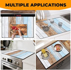 Heat-resistant Stove Top Cover - 28.5" X 20.5" Cooktop Protector Covers, Scratch-resistant Washable Pad Kitchen Countertop Mat (Colorl, 28.5" x 20.5") - Image 7