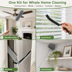 10-Piece Duster with Extension Pole, Cobweb Duster for High Ceiling - Image 6
