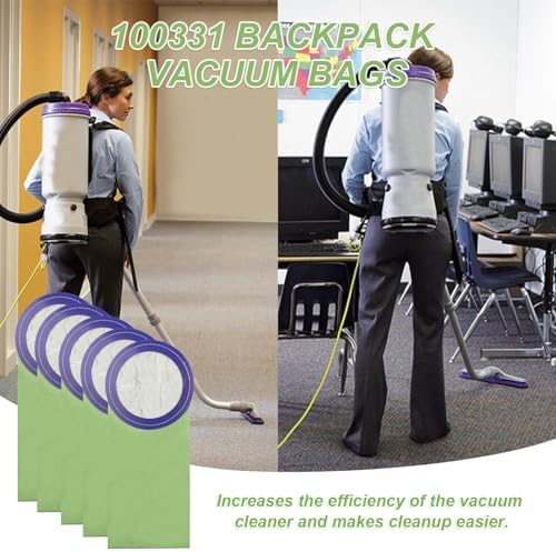 10Pack 100331 Backpack Vacuum Bags for ProTeam 10 Qt. Backpack Vacuum - Image 6