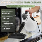 Saker Pressurized Handheld Steam Cleaner,Steam Disinfection Cleaner,Portable Steam Cleaner for Home,1050W Steam Cleaner,Quick Heating & Deep Cleaning of Floors, Cars, and Kitchen with 5 Fiber Cloths - Image 2