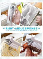 20Pcs Crevice Cleaning Brush Set, Hard Bristle Scrub Brushes for Gaps - Image 6
