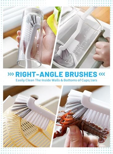 20Pcs Crevice Cleaning Brush Set, Hard Bristle Scrub Brushes for Gaps - Image 6