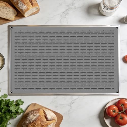 LONGKING Stove top Cover for Electric Stove - Silicone Stove Mat for Glass Top Stove, Range Covers for Electric Stove, Grey, 30"x21" (Standard) - Image 2