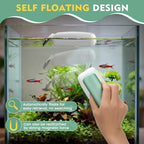 AQQA Magnetic Aquarium Glass Cleaner, Floating Fish Tank Algae Scraper,S - Image 6