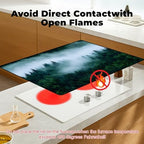 Heat-resistant Stove Top Cover - 28.5" X 20.5" Cooktop Protector Covers, Scratch-resistant Washable Pad Kitchen Countertop Mat (Woods, 28.5" x 20.5") - Image 3