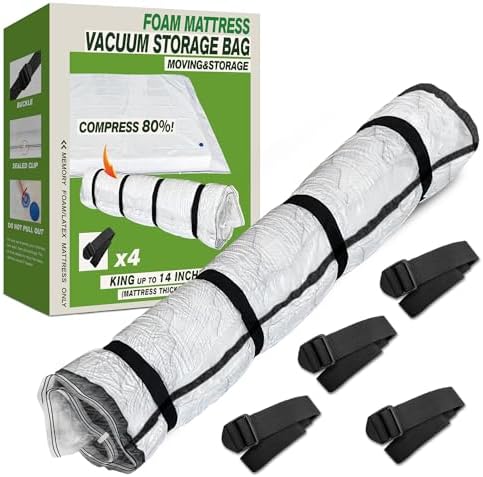 King Size Mattress Vacuum Bag for Memory Foam Latex Mattress by Asatdd